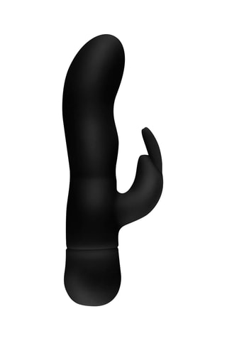 Vibromasseur rabbit - Noir - 10 cm