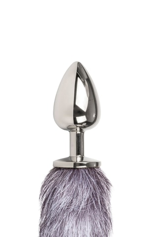 Plug anal - Argenté - 8 cm