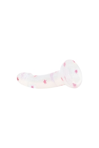 Dildo flower power glitter - Rose