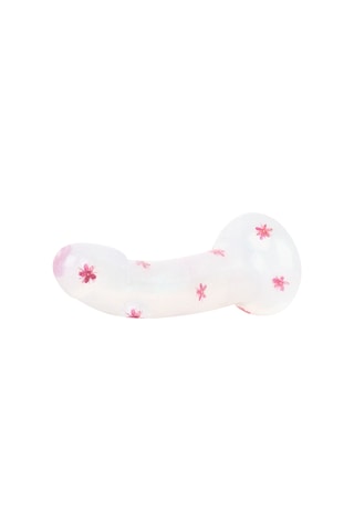 Dildo flower power glitter - Rose