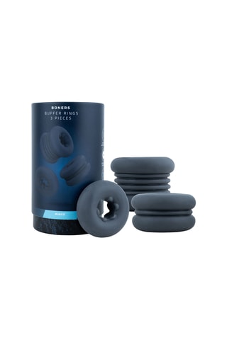 3 anneaux péniens - Gris foncé