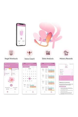 Oeuf vibrant et entraîneur Kegel flamingo max - Rose