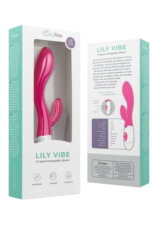 Vibromasseur rechargeable Lily - Rose