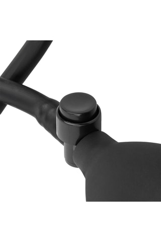 Godemichet gonflable avec pompe - Noir - 14,5 cm