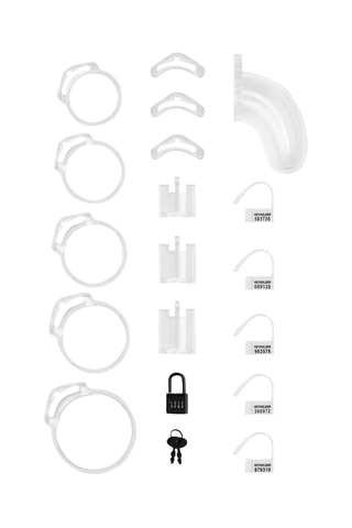 Cage de chasteté - Transparent