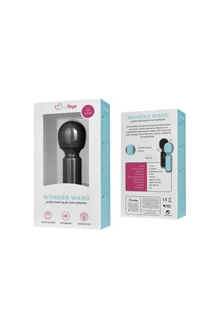 Mini vibromasseur Easytoys - Noir