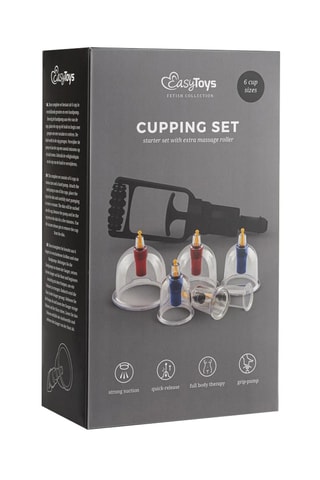 6 ventouses Easytoys Fetish - Blanc