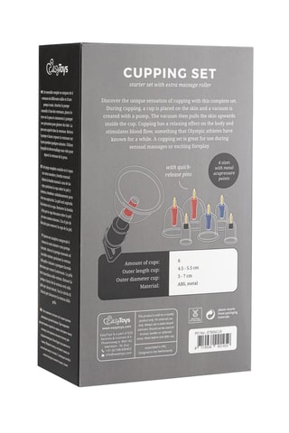 6 ventouses Easytoys Fetish - Blanc