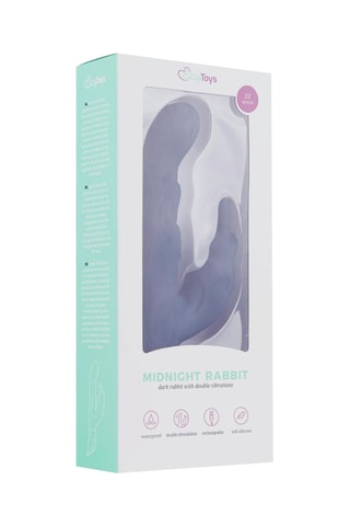 Vibromasseur rabbit midnight - Bleu marine