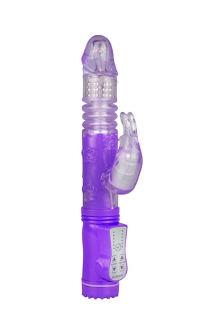 Vibromasseur rabbit Stotende - Violet - 12 cm