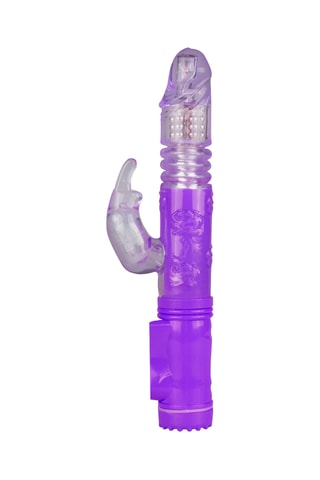 Vibromasseur rabbit Stotende - Violet - 12 cm