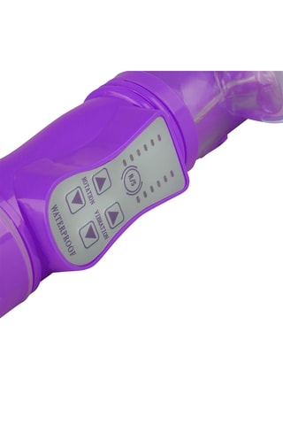 Vibromasseur rabbit Stotende - Violet - 12 cm
