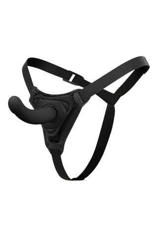 Ceinture-godemichet - Noir - 11 cm