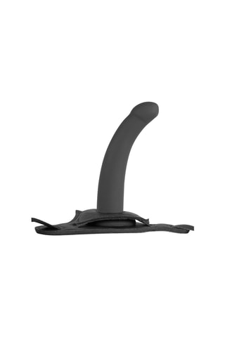 Ceinture-godemichet - Noir - 11 cm