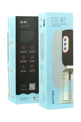 Pompe à pénis vibrante CRUIZR CS07 - Noir