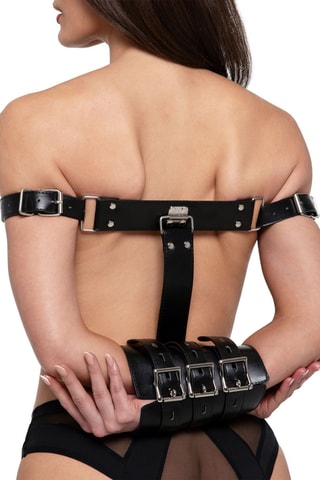 Set de menottes pour bras blissfully bound Bedroom Fantasies - Noir