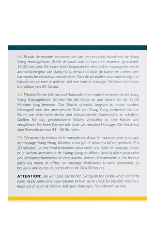 Bougie parfumée Ylang Ylang - 200 g