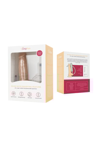 Dildo éjaculateur avec seringue - 425 g