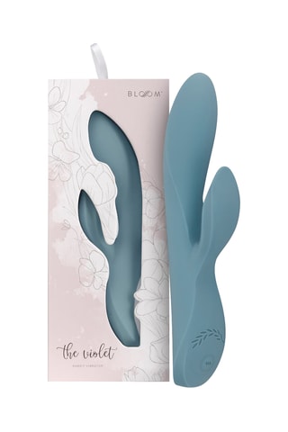 Vibromasseur rabbit the violet - Bleu - 12 cm