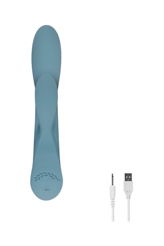 Vibromasseur rabbit the violet - Bleu - 12 cm