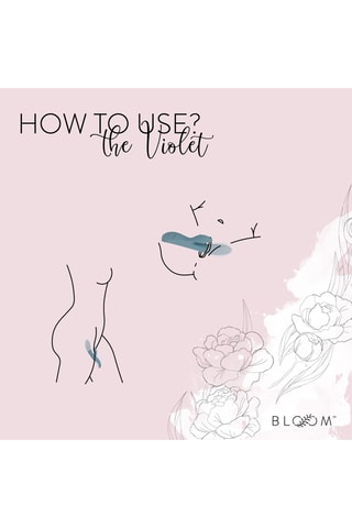 Vibromasseur rabbit the violet - Bleu - 12 cm