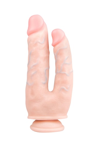 Double godemichet EasyToys - Rose - 25 cm