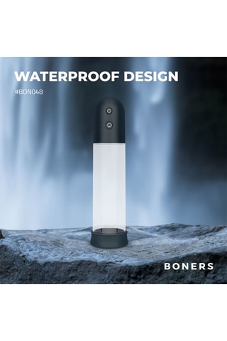 Pompe à pénis automatique avec masturbateur Boners - Noir