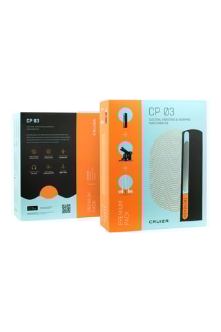 Masturbateur CRUIZR CP03 deluxe vibrant et aspirant - Noir