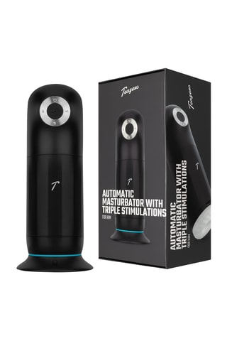 Masturbateur automatique triple stimulation teazers - Noir