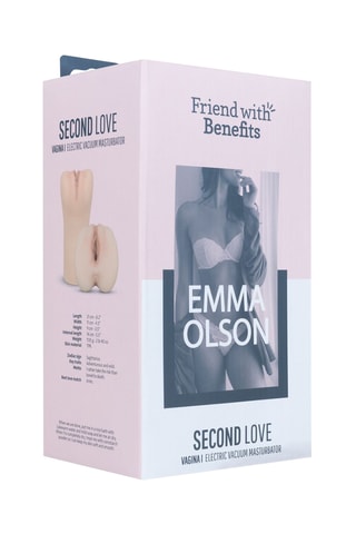 Masturbateur électrique à fonction d'aspiration Emma Olsen - Beige