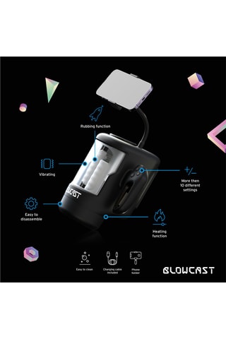 Masturbateur WingXP Blowcast - Noir