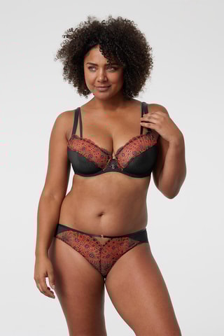 Soutien-gorge avec armatures Fantasia - Noir et rouge - Bestform
