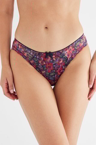 Slip Luccia - Bleu et rose