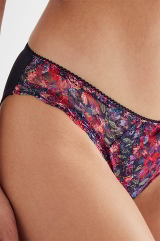 Slip Luccia - Bleu et rose