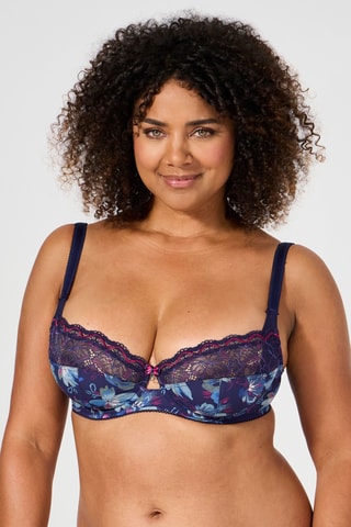 Soutien-gorge Luccia Twist - Bleu et violet