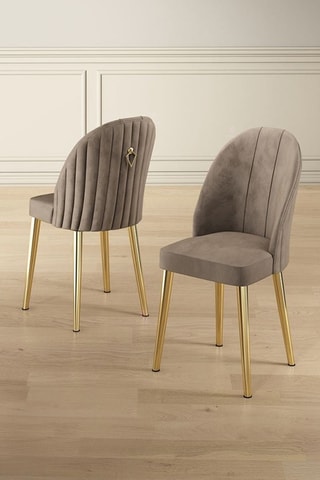2 chaises Mara - 44 x 90 x 42 cm
