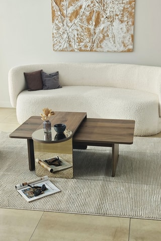 2 tables basses - 105 x 60 x 35 cm / 82 x 33 x 40 cm 