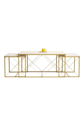 Table basse Defne - 100-175 x 52 x 50 cm