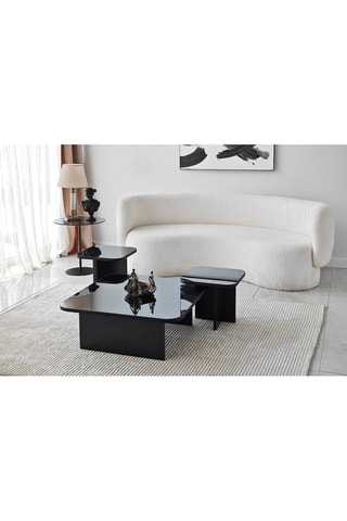 3 tables gigognes - Noir