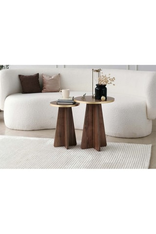 2 tables gigognes  - 40 x 50 x 40  cm  - 30 x 45 x 30 cm