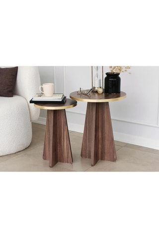 2 tables gigognes  - 40 x 50 x 40  cm  - 30 x 45 x 30 cm