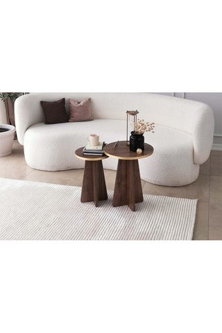 2 tables gigognes  - 40 x 50 x 40  cm  - 30 x 45 x 30 cm