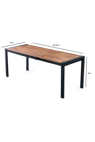 Table à manger extensible - 120 à 187 cm