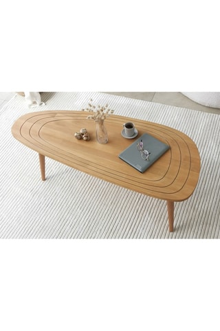 Table basse en bois de pin Sweet   - Pin - 115 x 50 x 38 cm
