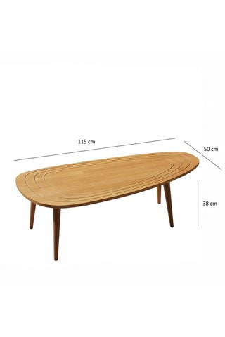 Table basse en bois de pin Sweet   - Pin - 115 x 50 x 38 cm