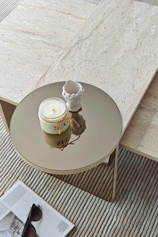 2 Tables gigognes Luna - 105 x 82 x 40 cm