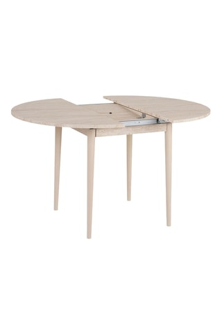 Table à manger ovale extensible Viona - 100/131 x 75 x 100 cm