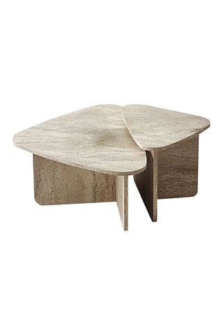 2 tables basses Ballare - 90 x 35 x 60 / 60 x 40 x 40 cm