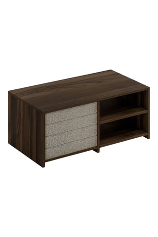 Table basse et 4 coussins - 90 x 45 x 44,1 cm