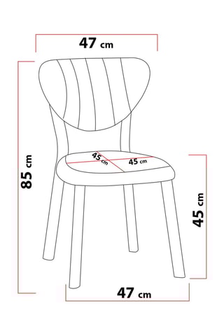 Chaise - 47 x 85 x 47 cm